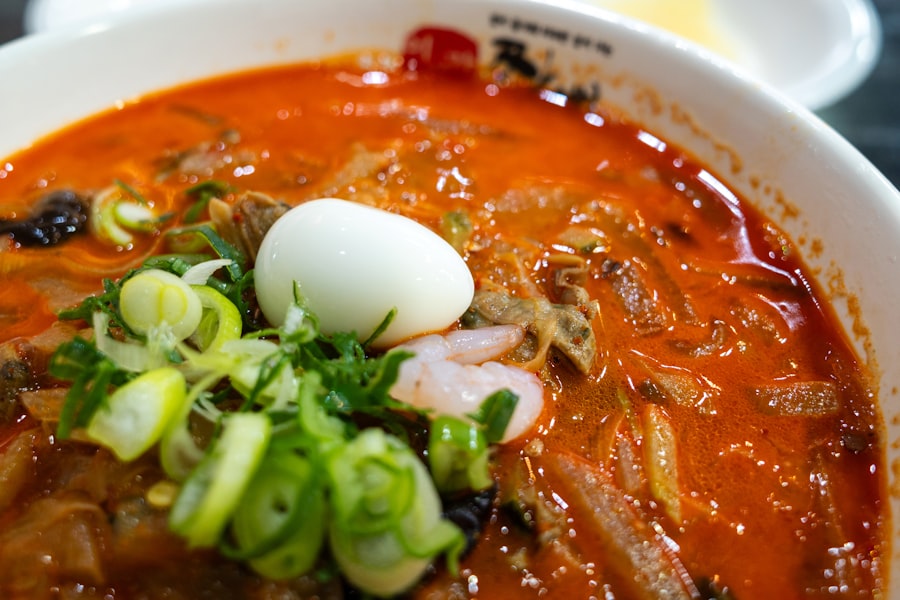 Photo Korean Spicy Beef Bone Soup